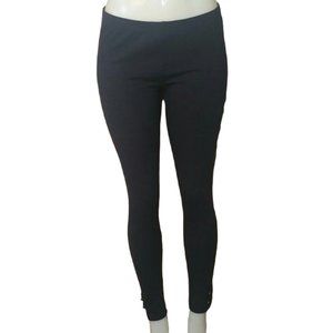 Black Leggings With Gold Button Details Size XL